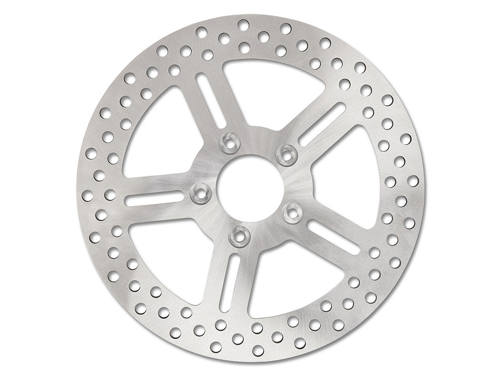 11.5in. Front Classic 5 Spoke Stainless Steel Disc Rotor. Fits Most Big Twin 2000-2014 & Sportster 2000-2013. - Performance Machine