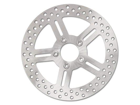 11.5in. Front Classic 5 Spoke Stainless Steel Disc Rotor. Fits Most Big Twin 2000-2014 & Sportster 2000-2013. - Performance Machine