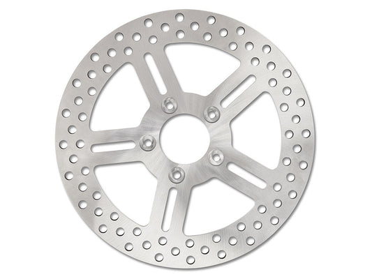 11.8in. Front Classic 5 Spoke Stainless Steel Disc Rotor. Fits Softail 2015up, Touring 2008-2023, Dyna 2006-2017 & Sportster 2014-2021 - Performance Machine