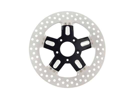 11.5in. Left Hand Front & Right Hand Front Formula Disc Rotor - Black Contrast Cut Platinum. Fits H-D 1984up with 11-1/2in. Disc Rotor(s). - Performance Machine