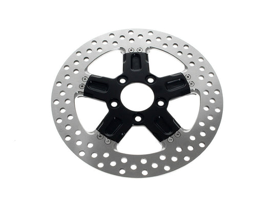11.8in. Front Formula Disc Rotor - Black Anodized. Fits Softail 2015up, Touring 2008up, Dyna 2006-2017 & Sportster 2014-2021 - Performance Machine