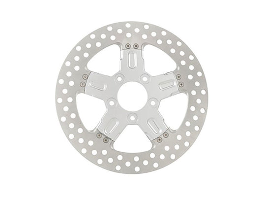 11.8in. Left Hand Front & Right Hand Front Formula Disc Rotor - Chrome. Fits Softail 2015up, Touring 2008up, Dyna 2006-2017 & Sportster 2014-2021 - Performance Machine
