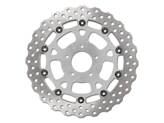 12.6in. Front Dominator Disc Rotor - Chrome. Fits Touring 2024up with Custom Wheel and Hub Mounted 320mm Rotors. - Performance Machine