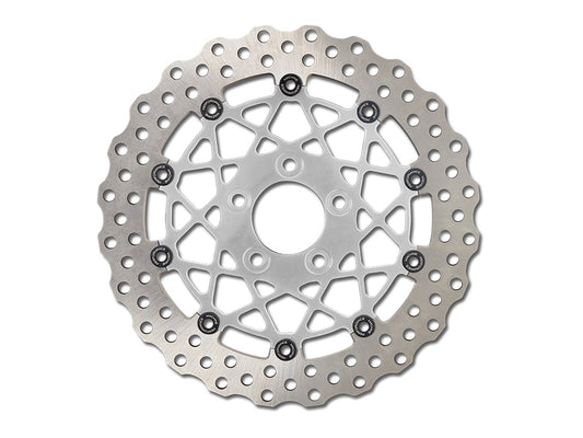 12.6in. Front Speedstar Disc Rotor - Chrome. Fits Touring 2024up with Custom Wheel and Hub Mounted 320mm Rotors. - Performance Machine
