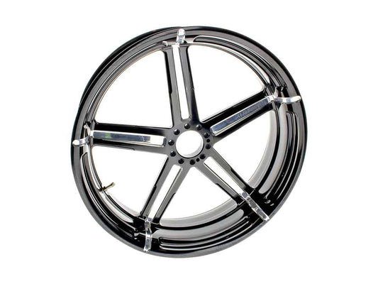 18in. x 5.50in. wide Formula Wheel - Black Contrast Cut Platinum - Performance Machine