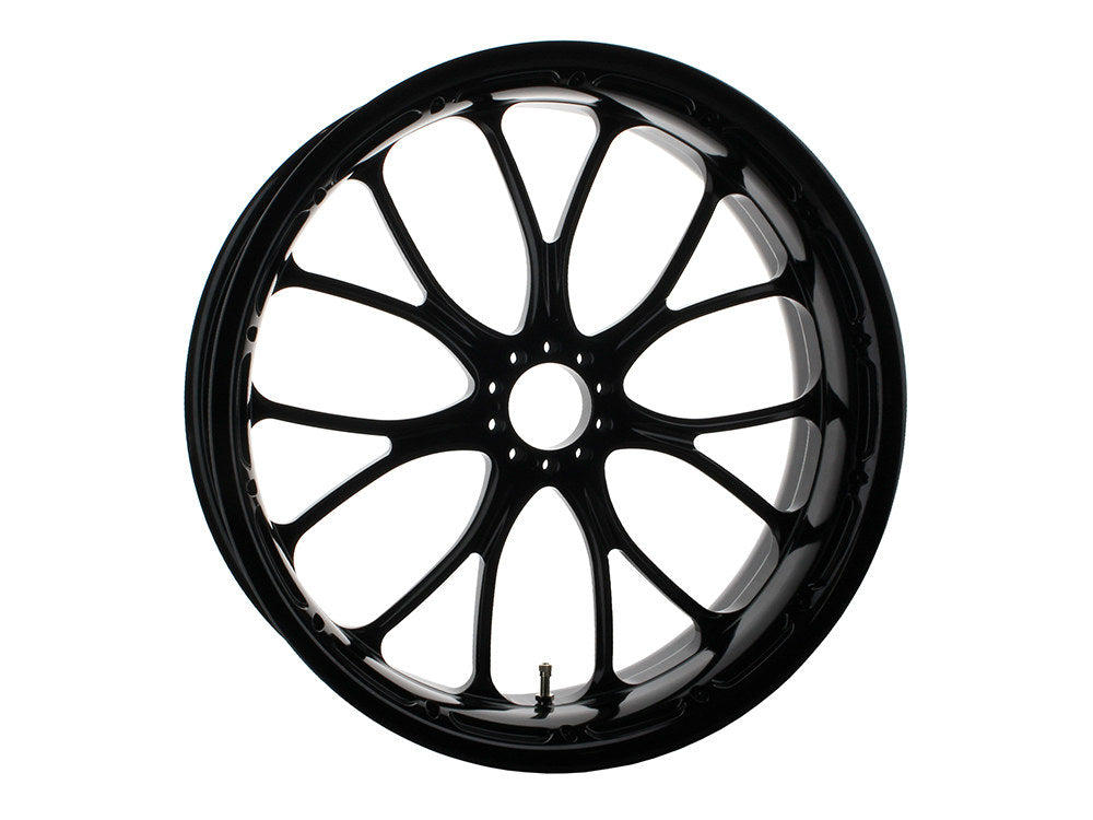 18in. x 5.50in. wide Heathen Wheel - Black Anodised. - Performance Machine