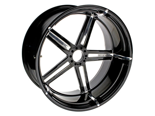 18in. x 8.50in. wide Formula Wheel - Black Contrast Cut Platinum. - Performance Machine