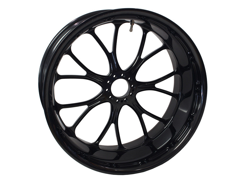18in. x 8.50in. wide Heathen Wheel - Black Anodised. - Performance Machine