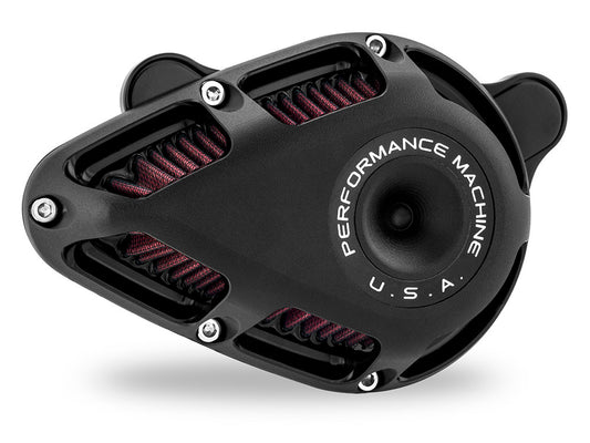 Jet Air Cleaner Kit - Black Ops. Fits Touring 2017-2024 & Softail 2018-2024 - Performance Machine