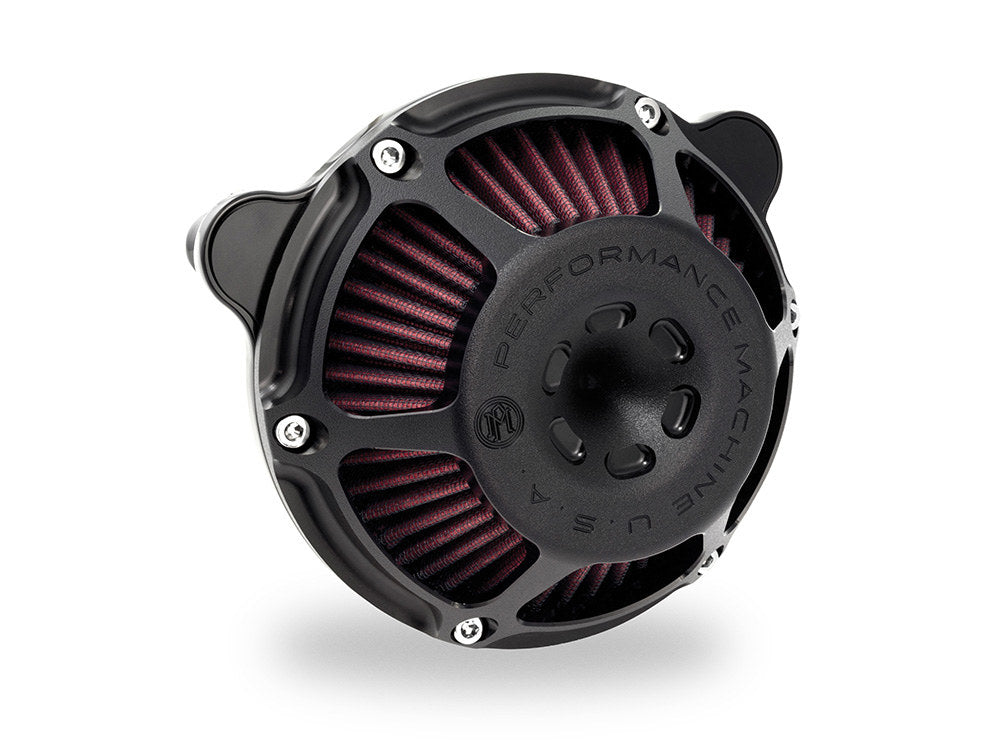 Max HP Air Cleaner Kit - Black Ops. Fits Touring 2017-2024 & Softail 2018-2024 - Performance Machine