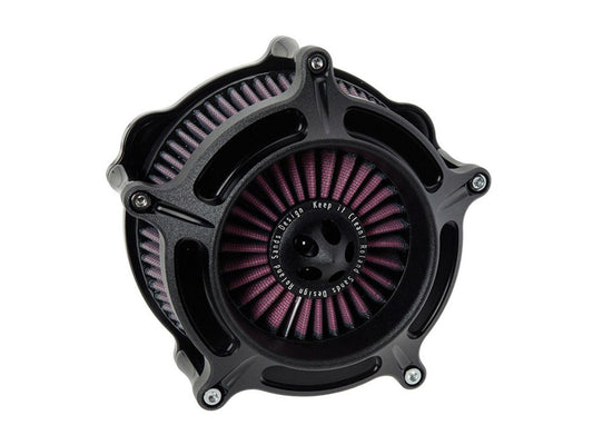 Turbine Air Cleaner Kit - Black Ops. Fits Touring 2017-2024 & Softail 2018-2024 - Roland Sands Design