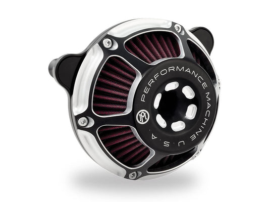 Max HP Air Cleaner Kit - Black Contrast Cut. Fits CVO Touring 2023up, Street Glide & Road Glide 2024up, Touring 2025up & Softail 2025up - Performance Machine