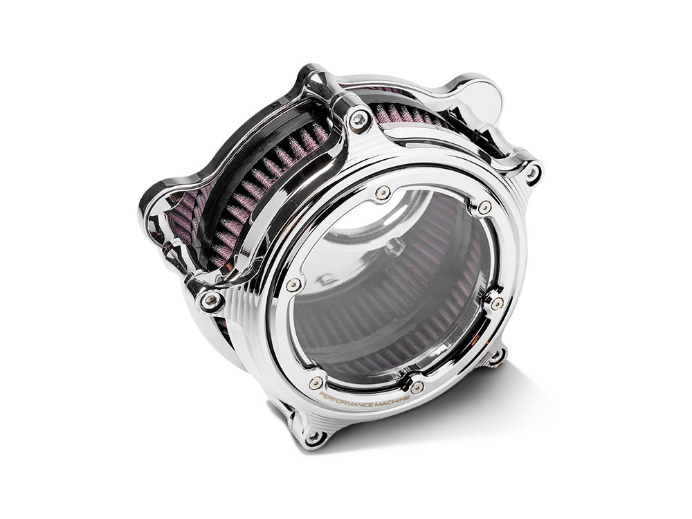 Vision Air Cleaner Kit - Chrome. Fits CVO Touring 2023up, Street Glide & Road Glide 2024up, Touring 2025up & Softail 2025up - Performance Machine