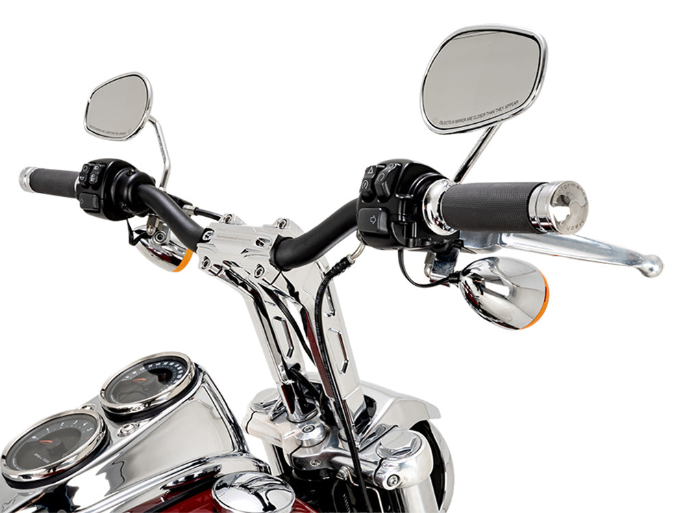 1-1/4in. Phatbar Handlebar and 9in. Riser Set - Chrome - Performance Machine