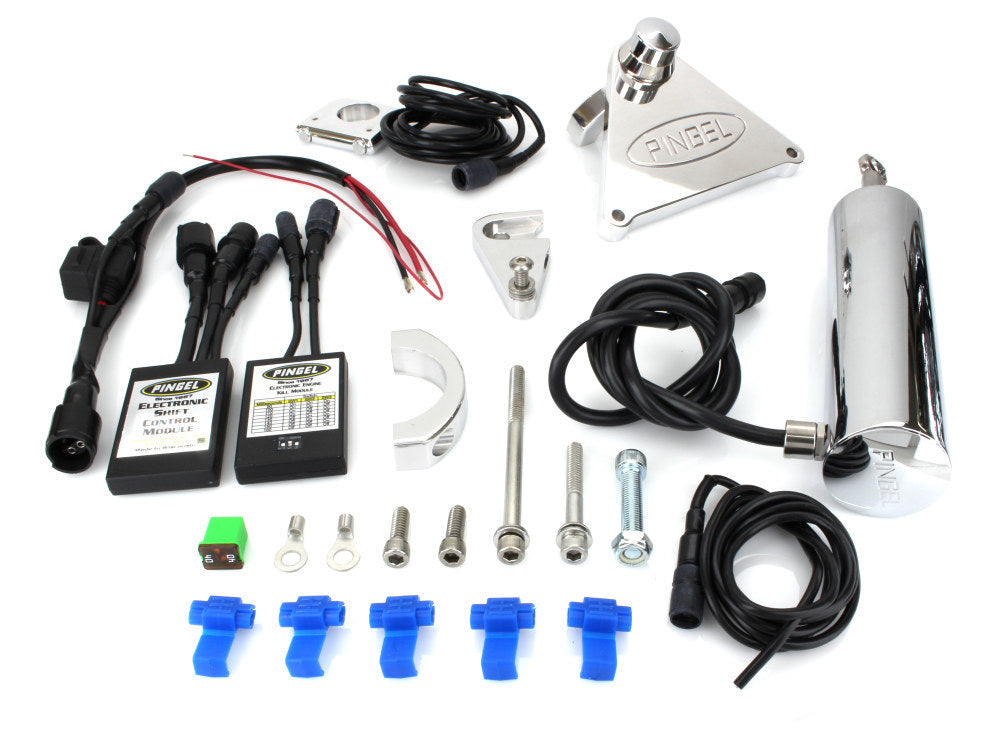 Electric Shifter Kit. Fits Softail Fat Bob 2018-2024 & FXDR 2019-2020, Sport Glide 2018-2024 & Street Bob/Low Rider Models 2018up with HD Forward Controls - Pingle