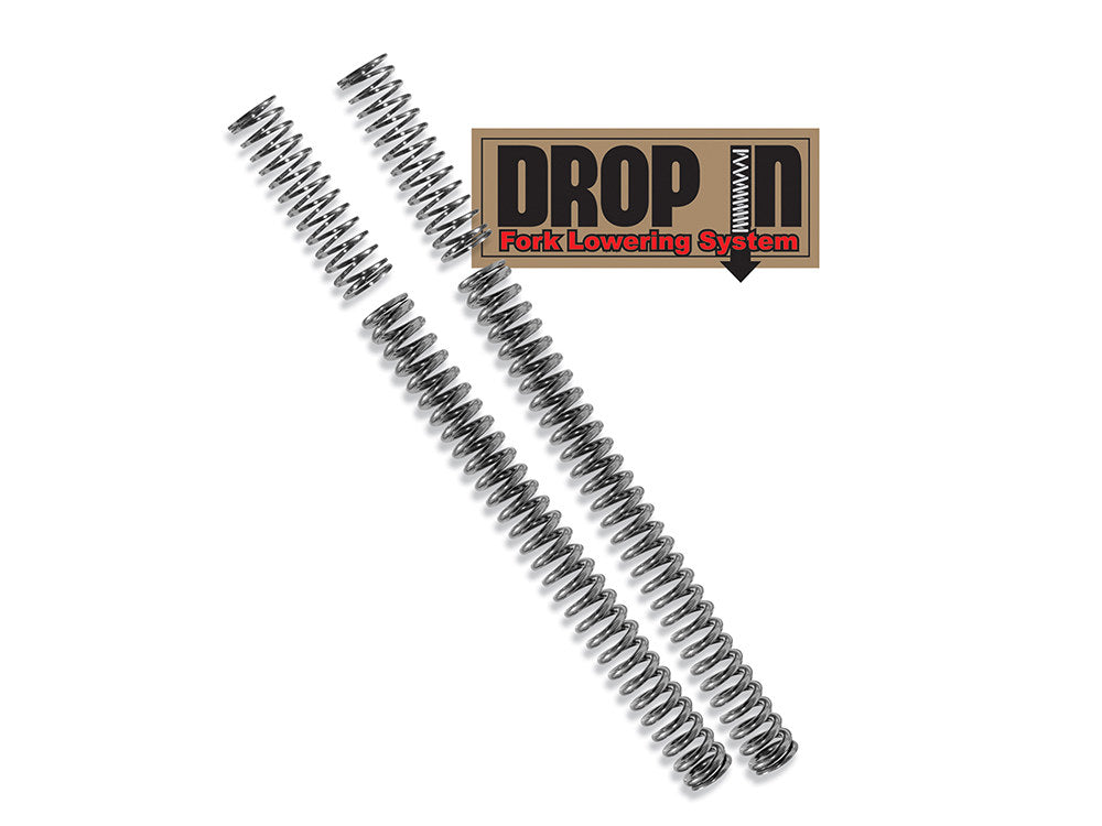 Front Fork Spring Lowering Kit. Fits Most Sportster's 1988-2021 - Progressive Suspension
