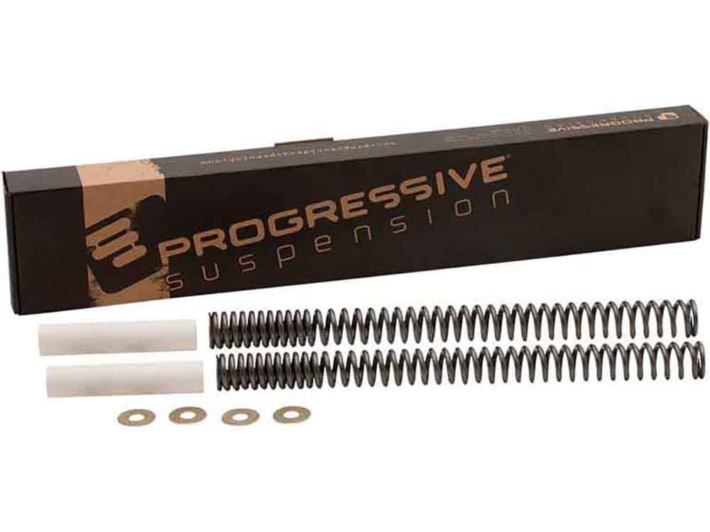 Heavy Duty 41mm Fork Spring Kit. Fits Softail 1984-2017, FL 1949-2013, Dyna Wide Glide 1993-2005 & FXWG 1980-1986. - Progressive Suspension