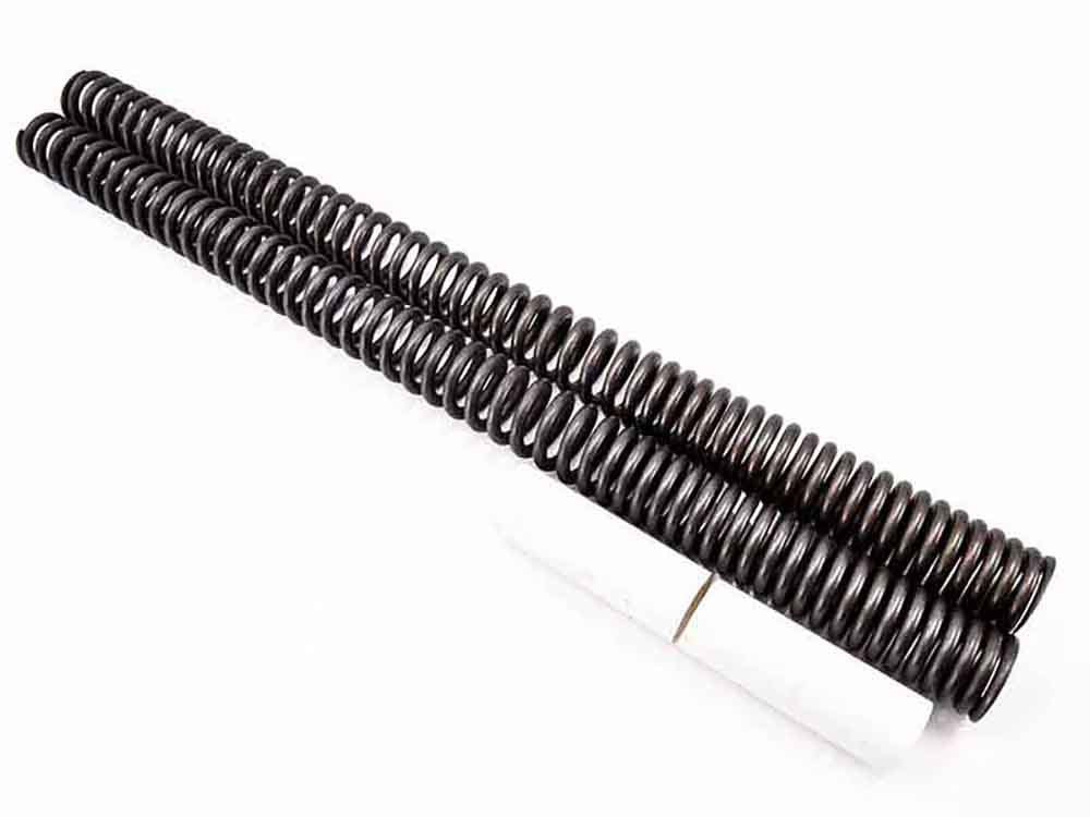 Heavy Duty Fork Spring Kit. Fits Sportster 2004-2021 with 39mm Fork Tubes & Street 500 2015-2020 with 37mm Fork Tubes - Progressive Suspension