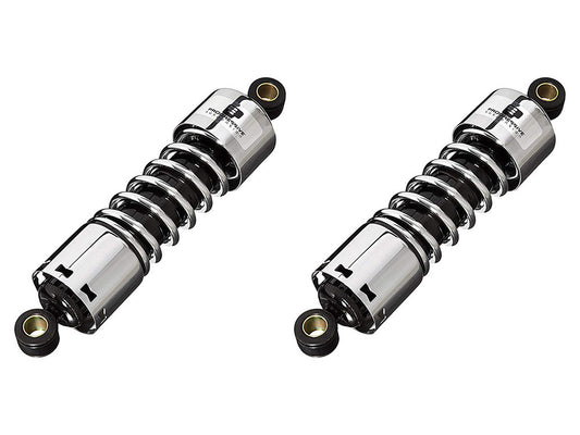 412 Series, 11in. Standard Spring Rate Rear Shock Absorbers - Chrome. Fits Sportster 2004-2021 - Progressive Suspension