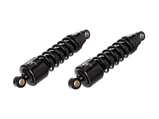 412 Series, 12.5in. Standard Spring Rate Rear Shock Absorbers - Black. Fits Sportster 2004-2021 - Progressive Suspension