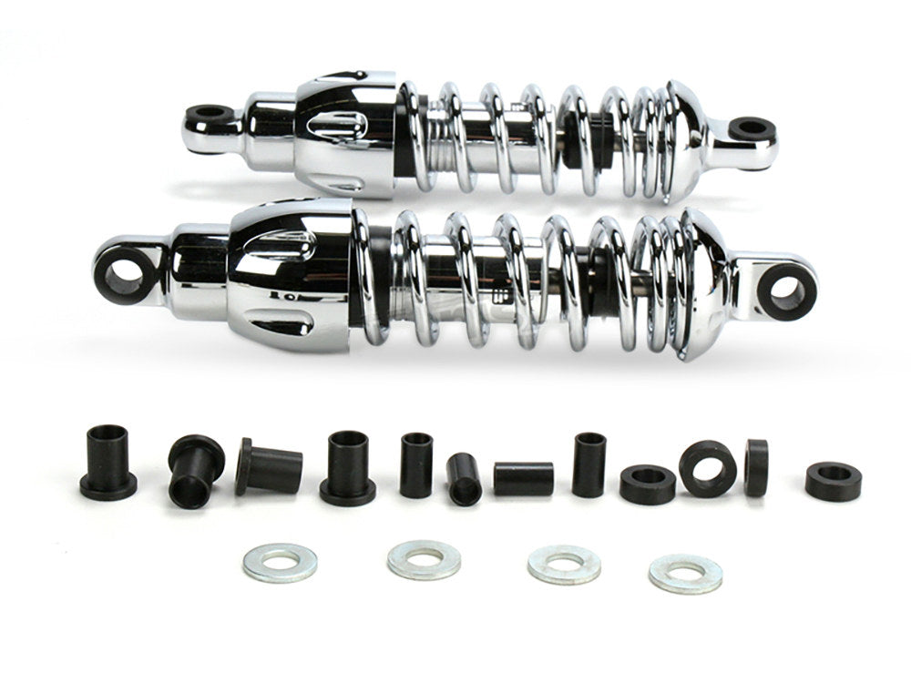 430 Series, 11in. Standard Spring Rate Rear Shock Absorbers - Chrome. Fits Sportster 2004-2021 - Progressive Suspension