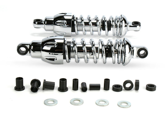 430 Series, 11in. Standard Spring Rate Rear Shock Absorbers - Chrome. Fits Sportster 2004-2021 - Progressive Suspension