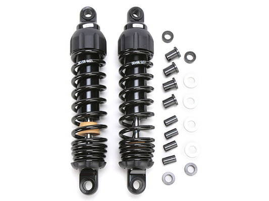 444 Series, 11.5in. Standard Spring Rate Rear Shock Absorbers - Black. Fits Sportster 2004-2021 - Progressive Suspension