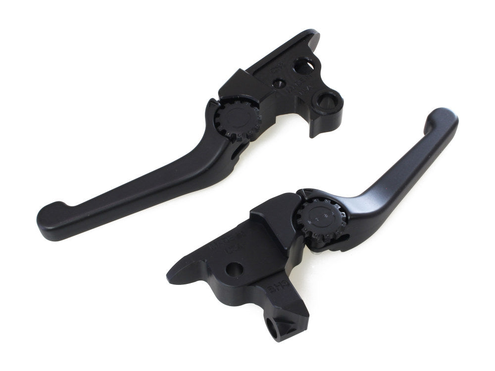 Adjustable Anthem Levers - Black. Fits Touring 2008-2013 & Road King 2014-2016. - PSR Levers