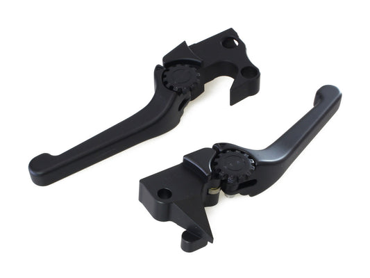 Adjustable Anthem Levers - Black. Fits Sportster 2004-2013. - PSR Levers