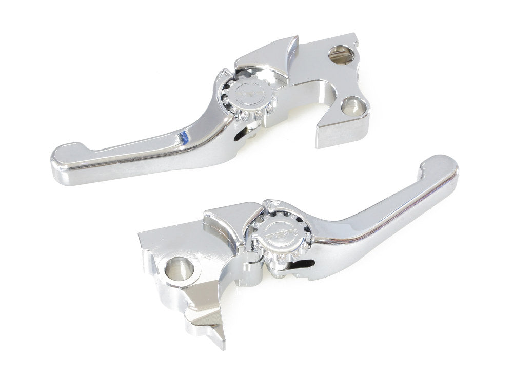 Adjustable Shorty Anthem Levers - Chrome. Fits Sportster 2014-2021. - PSR Levers