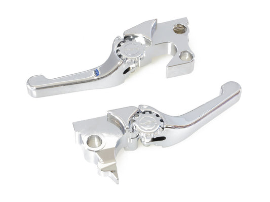 Adjustable Shorty Anthem Levers - Chrome. Fits Sportster 2014-2021. - PSR Levers