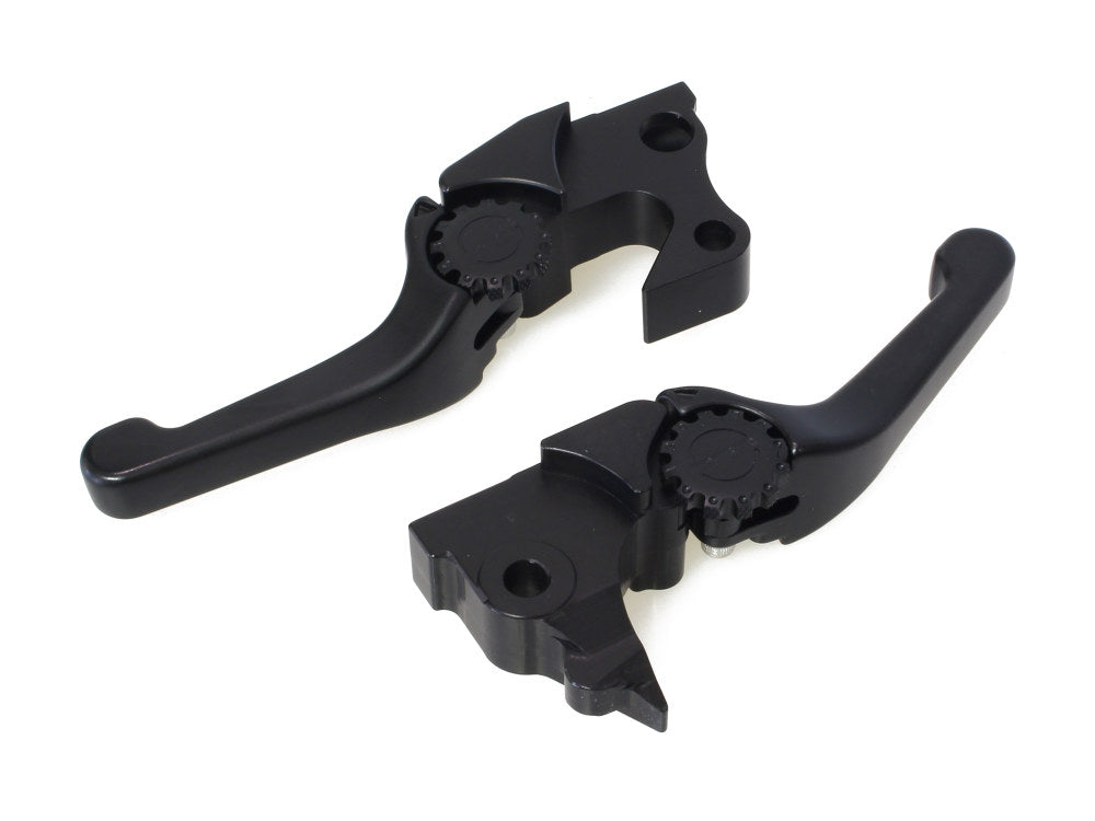 Adjustable Shorty Anthem Levers - Black. Fits Sportster 2014-2021. - PSR Levers