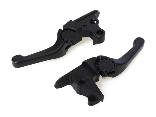 Adjustable Shorty Anthem Levers - Black. Fits Softail 2015-2024 - PSR Levers