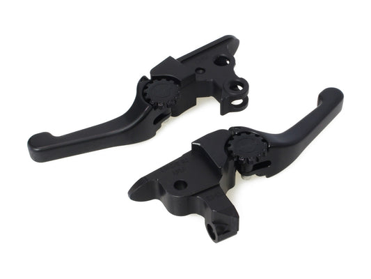 Adjustable Shorty Anthem Levers - Black. Fits Touring Most 2021-2024 with Cable Clutch - PSR Levers