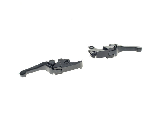 Adjustable Shorty Anthem Levers - Black. Fits CVO Touring 2023up & Street Glide & Road Glide 2024up - PSR Levers