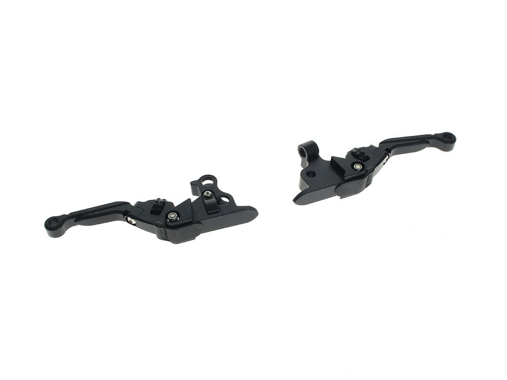 Adjustable Anthem Pro Levers - Black. Fits Touring Most 2021-2024 with Cable Clutch - PSR Levers