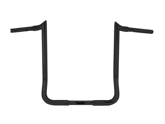 14in. x 1-1/4in. Bagger Monkey Handlebar - Black. Fits Ultra Models 1996-2024 and Street Glide 1996-2023 - Bagger Nation