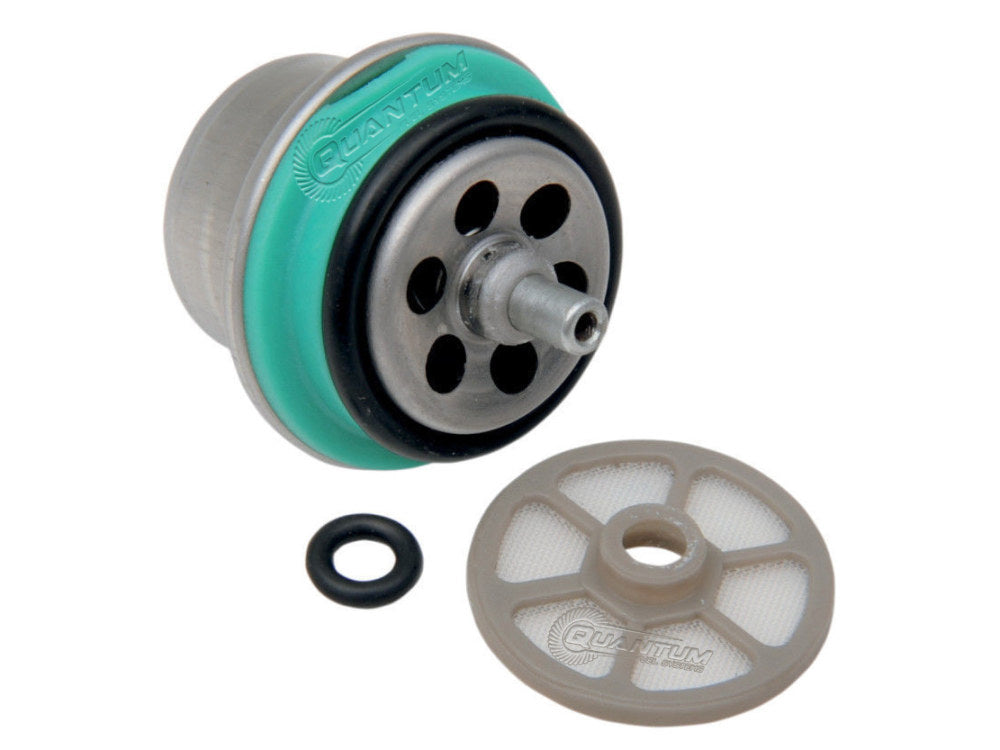Fuel Pressure Regulator. Fits Touring 2008up, Sportster 2007-2021, Dyna 2004-2017 & Softail 2008-2017. - Quantum Fuel Systems