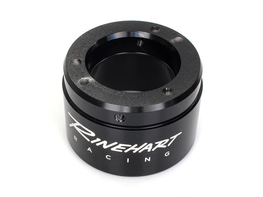 Traditional Rinehart End Cap - Black. Fits 4in. Mufflers & Twin Cam 2-into-1 Systems - Rinehart Exhaust