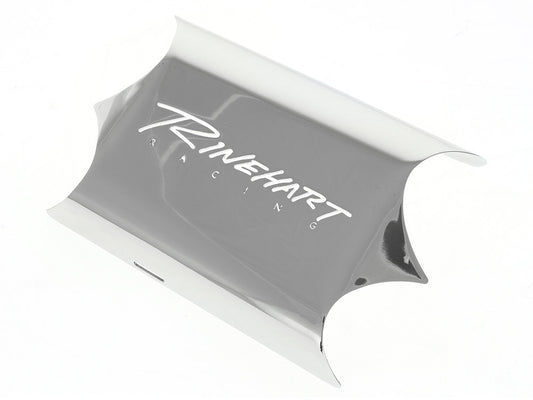 H/Shield Cvr; FLH'09up Slimline Chr - Rinehart Exhaust