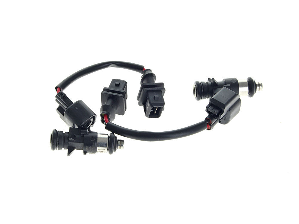 7.08g/s Fuel Injector Set. Fits Touring 2002-2005 & 2008-2016, Dyna 2004-2005, Softail 2001-2005 & 2016-2017, Sportster 2007-2017, V-Rod 2002-2017 - Rollies Speed Shop