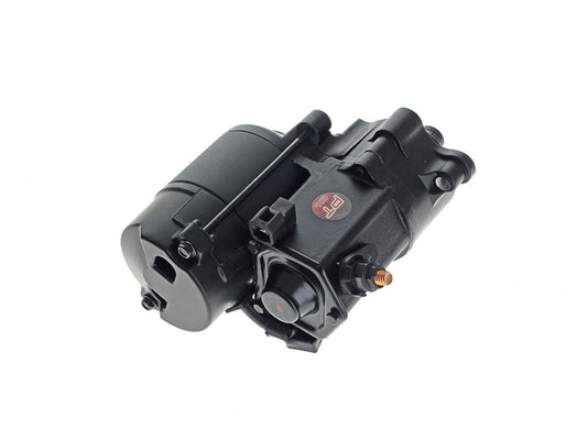 1.4kw Starter Motor - Black. Fits Sportster 1981-2021 - Rollies Speed Shop