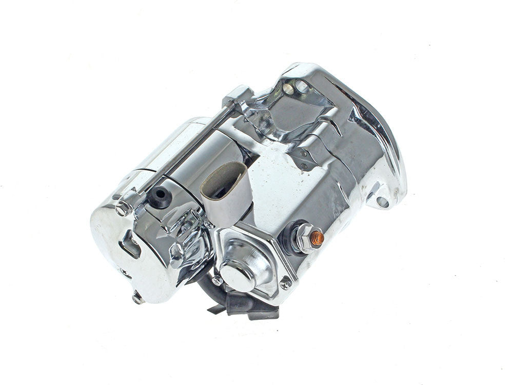 1.4kw Starter Motor - Chrome. Fits Big Twin 1989-1993 - Rollies Speed Shop