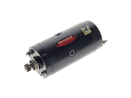 1.0kw Prestolite Starter Motor - Black. Fits Big Twin 1966-1982 & Sportster 1967-1980 - Rollies Speed Shop