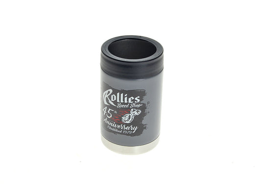 Rollies 45th Anniversary OG Logo Stainless Steel Insulated Beer Cooler - Grey - Rollies Speed Shop