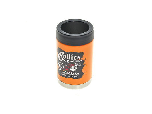 Rollies 45th Anniversary OG Logo Stainless Steel Insulated Beer Cooler - Orange - Rollies Speed Shop