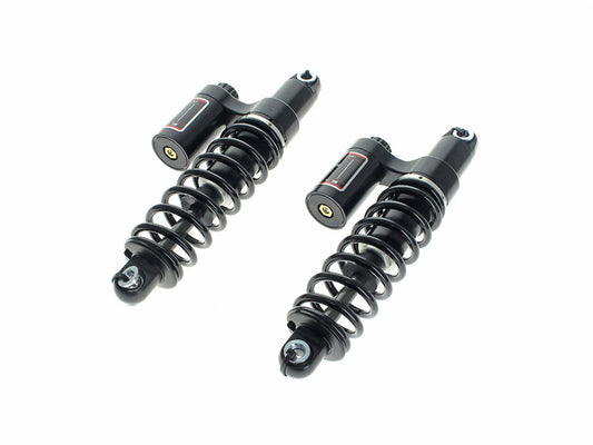 13in. RS-2 Heavy Duty Piggyback Rear Shock Absorbers - Black. Fits Touring 1999up. - RWD V-Twin