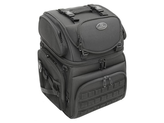 BR3400 Tactical Back Seat/ Sissy Bar Bag - Saddlemen Seats