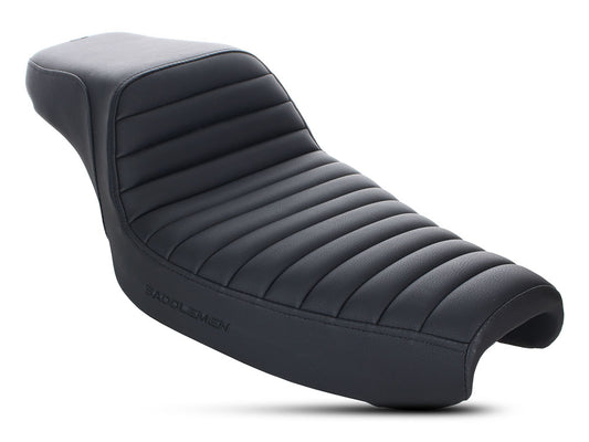 Step-Up Tuck & Roll Dual Seat. Fits Sportster 2004-2021 with 3.3 Gallon Fuel Tank. - Saddlemen Seats