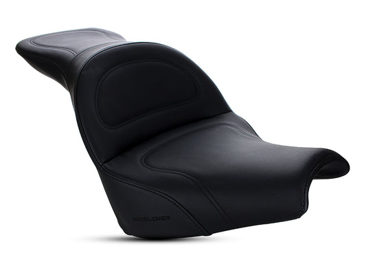Explorer Comfort Dual Seat. Fits Softail Street Bob 2018up & Standard 2020up. - Saddlemen Seats